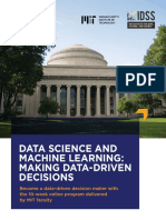 Mit Data Science Machine Learning Program Brochure