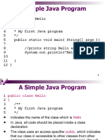 A Simple Java Program