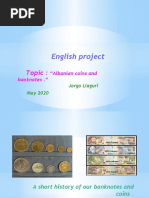 English Project Powerpoint English Coins