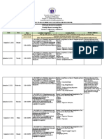 Maria Clara Lobregat National High School Weekly Home Learning Plan