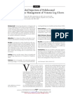 Ultrasound-Guided Injection of Polidocanol Microfoam in The Management of Venous Leg Ulcers