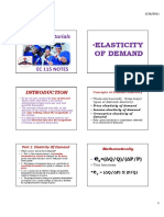 Elasticity of Demand: Academic Tutorials