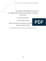 (2015) Impresiones de Familiares Cuidadores de Pacientes Con Tca Sobre Un Documental de Televisión. Un Estudio Cualitativo