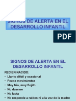 Signos de Alerta en El Desarrollo Infantil