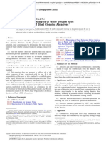 Conductimetric Analysis of Water Soluble Ionic Contamination of Blast Cleaning Abrasives