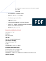 Example of A Feasibility Report Format