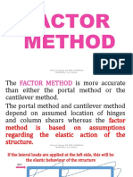 Lesson 5. Statically Indeterminate Plane Frames - Part 3 Factor Method