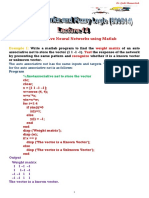 Lecture 14 - Associative Neural Networks Using Matlab