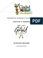 Programa Desarrollo Delegacional Gustavo A. Madero 2009-2012