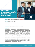 Brochure - Análisis de Estados Financieros