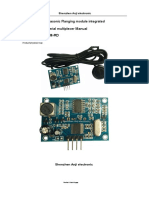 Ultrasonic Ranging Module Integrated Serial Multiplexer Manual Model: AJ-SRO4M-RD Model: AJ-SRO4M-RD