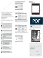 Instrunction Sheet: B10S615 / B10E615