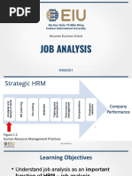 Job Analysis: Becamex Business School