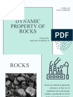 Dynamic Property of Rocks: Types of Wave Theory