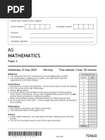 Aqa 73562 QP Jun19