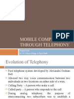 Mobile Computing Through Telephony