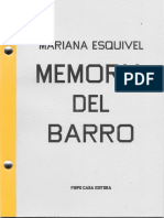 MEMORIA DEL BARRO - MARIANA ESQUIVEL - FIRPO CASA EDITORA 44pp