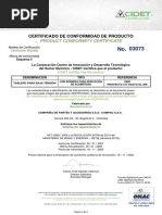 Certificado Cajas de Usuarios 03073