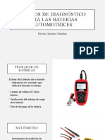 Equipos de Diagnóstico para Las Baterías Automotrices