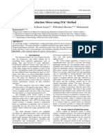 Speed Control of Induction Motor Using FOC Method