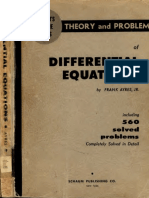 Schaum's Series - Frank Ayres - Differential Equations