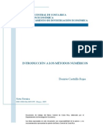 Introduccion A Los Metodos Numericos