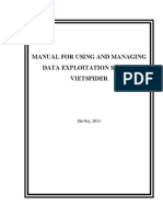 Manual For Using and Managing Data Exploitation System Vietspider