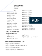 Formulas Calculo II