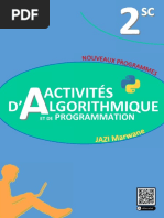 Cahier Des Activités D'algorithmique SC