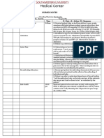 Nurses Notes Case 10