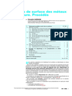 Traitements de Surface Des Métaux