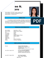 Curriculum Vitae Sample 2