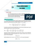 Pole-Zero-Gain Filters: Chapter Insight