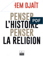 Penser L'histoire Penser La Religion Hichem Jait