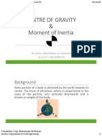 Centre of Gravity and Moment of Inertia