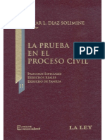 Somosunoslibrosjurídicos - La Prueba en El Proceso Civil - Tomo II - Omar Luis Díaz Solimine - Ed. La Ley - 2013 - 937 Páginas