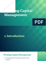 Working Capital Management