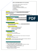 A. General Concepts and Principles of Taxation