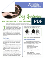 Easy Gardening: Soil Preparation Soil Preparation Soil Pre