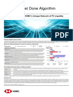 HSBC FX Get Done Algorithm: Innovative Access To HSBC's Unique Network of FX Liquidity