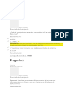 Examen Final Intento I y II Comercio Exterior Colombiano Exportaciones