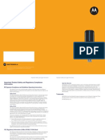 MotGenericUSBw100 Regulatory