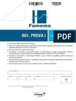 Famema2016 Prova