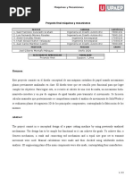 Reporte Proyecto Final Maquinas y Mecanismos