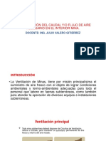 Semana 06 Determinación Del Caudal de Aire en Subterranea