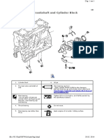 Main Bearing, Crankshaft and Cylinder Block Component