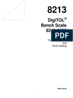 Digitol Bench Scale 8213-0025: Technical Manual and Parts Catalog