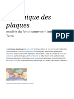 Tectonique Des Plaques - Wikipédia