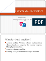 Virtualization Management: Prepared By: Anjung Technology SDN BHD