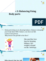 Lesson 3 Balancing Using Body Parts